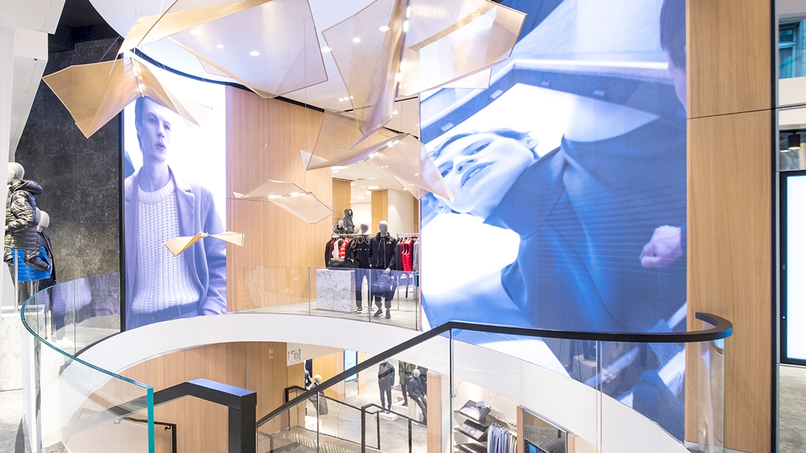 Grand Reopening of the BOSS Flagship Store on the Champs-Élysées